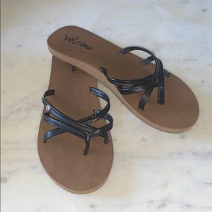 Volcom strappy sandals